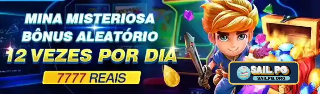 Jogo Mina Misteriosa com recompensas aleatórias