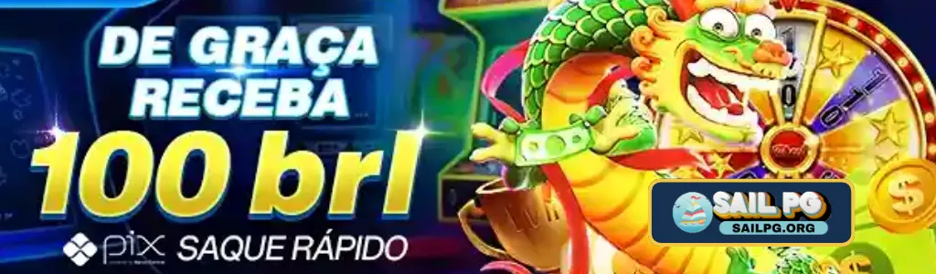 Bônus gratuito de R$100 no SAILPG cassino